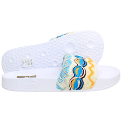 Puma Leadcat Coogi Mens White Sliders
