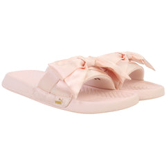 Puma Popcat Bow Womens Pink Sliders