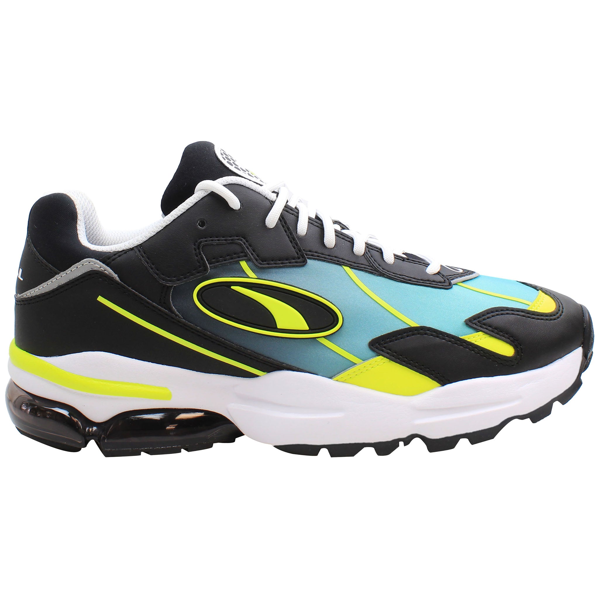 Puma Cell Ultra Fade Mens Black/Green Trainers - Main Image