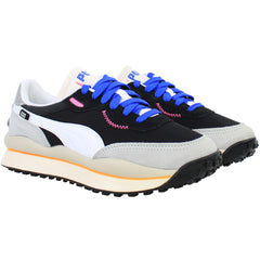 Puma Style Rider Play On Mens Black/Grey Trainers