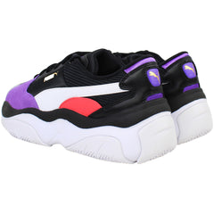 Puma Storm.Y Womens Black/Violet Trainers