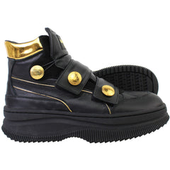 Puma Deva Straps x Balmain Womens Black Boots