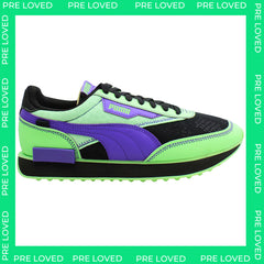 Puma Future Rider Mens Green/Black Trainers NO BOX