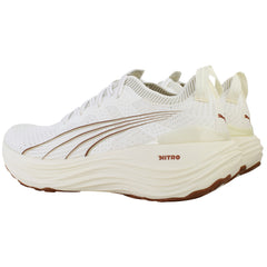 Puma ForeverRun Nitro Womens Off White Running Shoes