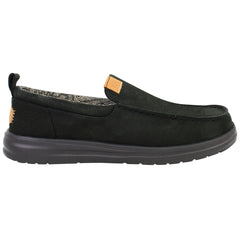Hey Dude Wally Grip Mens Black Shoes