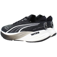 Puma Magnify Nitro 2 Tech Mens Black Running Shoes