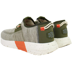 Hey Dude Sirocco Mens Green Trainers