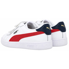 Puma Smash 3.0 L V PS Kids White Trainers