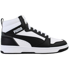 Puma Rebound V6 Mens White/Black Trainers