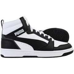 Puma Rebound V6 Mens White/Black Trainers