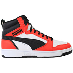 Puma Rebound v6 Mens White/Red Trainers