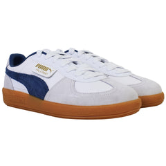 Puma Palermo Mens White/Navy Trainers