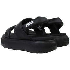 Puma Mayu Puffy Womens Black Sandals