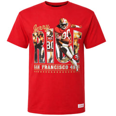 Mitchell & Ness NFL San Francisco 49ers Jerry Rice Mens Red T-Shirt