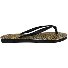 Havaianas Slim Leopard Womens Brown Flip-Flops