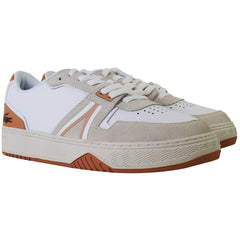 Lacoste L001 124 2 Mens White/Brown Trainers