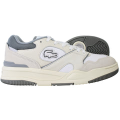 Lacoste Lineshot 124 1 Mens White/Grey Trainers