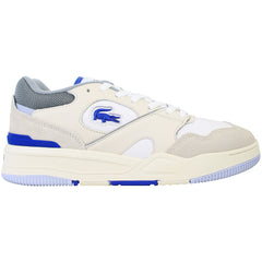Lacoste Lineshot 124 1 Mens White/Blue Trainers
