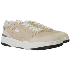 Lacoste Lineshot 224 1 Mens Light Brown Trainers