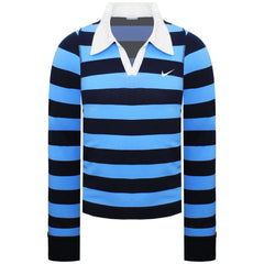Nike Just Do It Kids Striped Polo Shirt