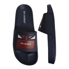 Ben Sherman Jet Mens Navy Sliders