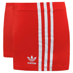 Adidas Stripe Womens Red Biker Boxer Panties