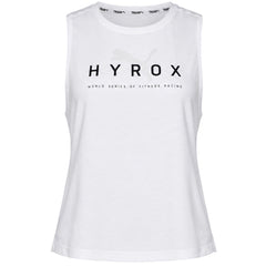 Puma x HYROX Fit Triblend Womens White Vest