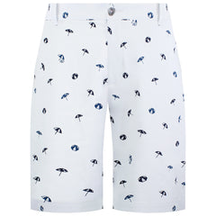 Puma x Arnold Palmer Dancing Umbrellas Mens Grey Golf Shorts