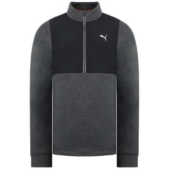Puma Cloudspun WRMLBL Mens Black Golf Sweater