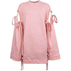 Puma x Rihanna Fenty Staggered Hem Womens Pink Sweater