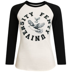 Puma x Rihanna Fenty Bay Raglan Womens Off White Top