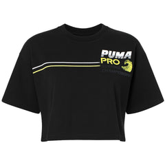 Puma x Rihanna Fenty Crew Womens Black Cropped T-Shirt