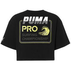 Puma x Rihanna Fenty Crew Womens Black Cropped T-Shirt