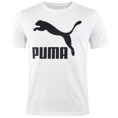Puma Classic Logo Mens White T-Shirt