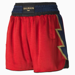 Puma x Balmain Womens Red Boxing Shorts