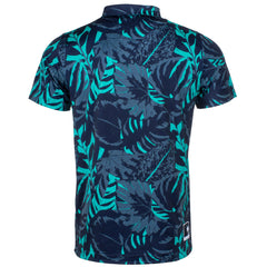 Puma x Palm Tree Crew Glitch Mens Navy Golf Polo Shirt