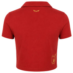 Puma x Harry Potter Womens Dark Red Polo Shirt