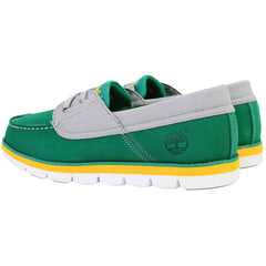 Timberland Harborside 2 Eye Mens Green Boat Shoes