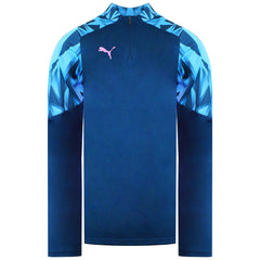 Puma IndividualFinal Mens Blue Football Top