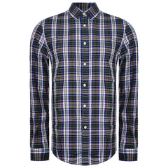 Dockers Checkered Mens Multicoloured Fitted Shirt