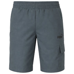 Puma Essentials Woven Mens Green Cargo Shorts