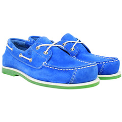 Timberland Classic Kids Blue Boat Shoes