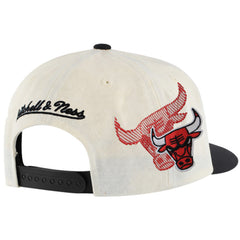 Mitchell & Ness NBA Chicago Bulls 1996 Crown Draft Off White Cap