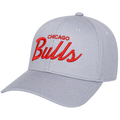 Mitchell & Ness NBA Chicago Bulls Reflective 110 Script Grey Cap