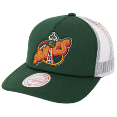 Mitchell & Ness NBA Seattle Supersonics Off The Backboard Green/White Cap