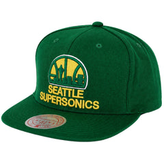 Mitchell & Ness NBA Seattle Supersonics Team Ground Green Cap