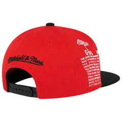Mitchell & Ness NCAA Ohio State Buckeyes Team Red Cap