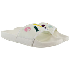 Ellesse Filippo Logo Play Womens Off White Sliders