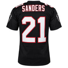 Mitchell & Ness NFL Atlanta Falcons #21 Sanders Mens Black Jersey