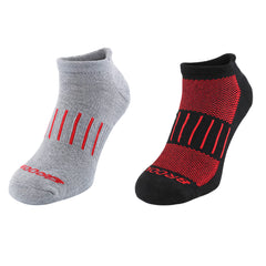 Brooks 2-Pack Ghost Midweight Black/Grey Running Socks